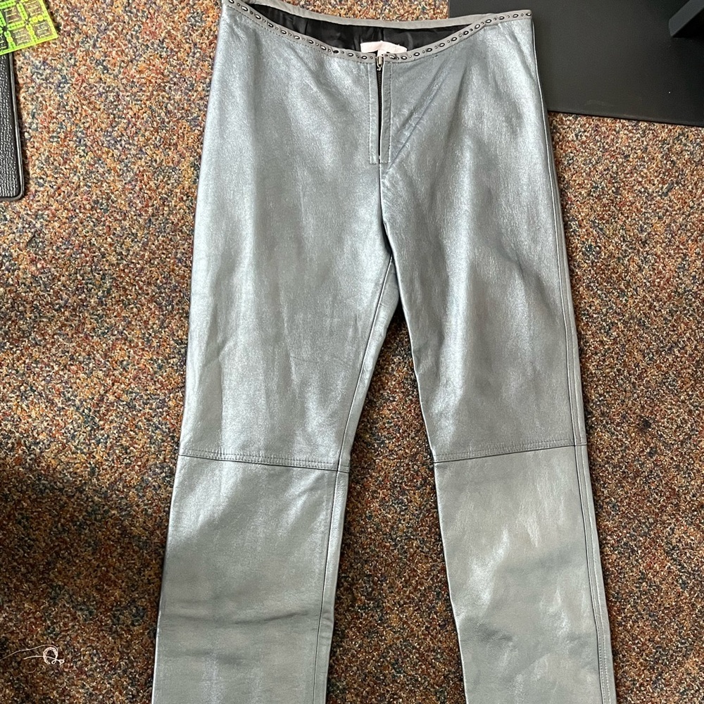 Rebecca Taylor genuine leather pants